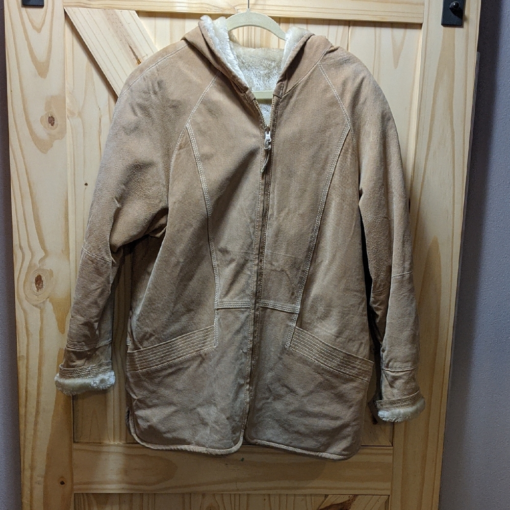 WINLIT Suede Reversible Unisex Coat